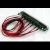90938-01 7-Lamp Panel, Horizontal Icons / Check Engine, Powdercoat Black - image 2