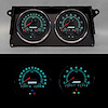 91269-01 1969 Series Direct-Fit Gauge Kit, 91-96 GM G-Vans, Black - image 1