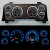 98021-01 Performance Ii Series Direct-Fit Gauge Kit, Dodge Truck, Black - image 1