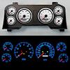 98021-03 Performance Ii Series Direct-Fit Gauge Kit, Dodge Truck, White - image 1