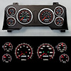 98121-01 CFR Redline Series Direct-Fit Gauge Kit, Dodge Truck, Black - image 1