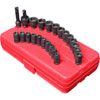 23pc. SAE & Metric Master Magnetic Impact Socket Set 1/4" Drive - image 1