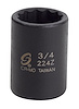 1/2" Dr 3/4" 12pt Socket - image 1