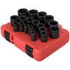 19pc. SAE Impact Socket Set 1/2" Drive - image 1