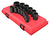 13pc. SAE Impact Socket Set 1/2" Drive - image 1