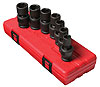7pc. Metric Universal Impact Socket Set 1/2" Drive - image 1