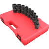 9pc. SAE Universal Impact Socket Set 1/2" Drive - image 1
