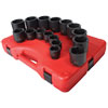 16pc. SAE Impact Socket Set 1/2" Drive - image 1