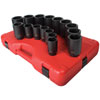 16pc. SAE Deep Impact Socket Set 1/2" Drive - image 1