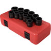 12pc. Metric Impact Socket Set 1/2" Drive - image 1