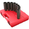 12pc. Metric 5" Extra Long Deep Impact Socket Set 1/2" Drive - image 1