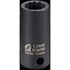 12mm 12-Point Semi-Deep Impact Socket 3/8" Drive - image 1