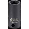 13mm 12-Point Semi-Deep Impact Socket 3/8" Drive - image 1