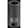14mm 12-Point Semi-Deep Impact Socket 3/8" Drive - image 1