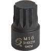 M16 Stubby Triple Square Impact Socket 3/8" Drive - image 1