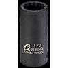 1/2" 12-Point Semi-Deep Impact Socket 3/8" Drive - image 1