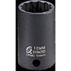 18mm 12-Point Semi-Deep Impact Socket 3/8" Drive - image 1