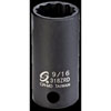 9/16" 12-Point Semi-Deep Impact Socket 3/8" Drive - image 1