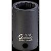 5/8" 12-Point Semi-Deep Impact Socket 3/8" Drive - image 1