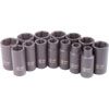 14pc. Metric Mid-Depth Impact Socket Set 3/8" Drive - image 1