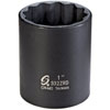 1" 12-Point Semi-Deep Impact Socket 3/8" Drive - image 1