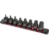 8pc. Stubby Triple Square Impact Bit Socket Set 3/8" Drive - image 1