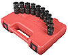 10pc. Metric Universal Impact Socket Set 3/8" Drive - image 1