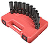 10pc. Metric Universal Deep Impact Socket Set 3/8" Drive - image 1