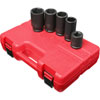 5pc. SAE & Metric Wheel Service Impact Socket Set 3/4" Drive - image 1