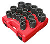 17pc. Heavy Duty SAE Impact Socket Set 3/4" Drive - image 1