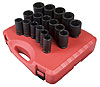 17pc. Deep Metric Impact Socket Set 3/4" Drive - image 1