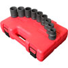 9pc. 12-Point SAE Thin Wall Impact Socket Set 3/4" Drive - image 1
