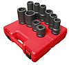 10pc. SAE & Metric Heavy Duty Wheel Impact Socket Set 1" Drive - image 1