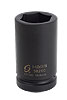 1-1/2" x 13/16" Combination Budd Wheel Impact Socket 1" Drive - image 1