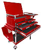 Deluxe Service Cart Red - image 1
