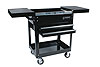 Compact Slide Top Utility Cart Black