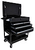 Premium 4 Drawer Service Cart Black - image 1
