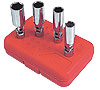 4pc. Universal Spark Plug Socket Set 3/8" Drive - image 1