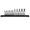 11 piece 1/4 & 3/8 in. Tamperproof Star Bit Socket Rail - image 1