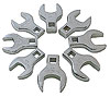 8 Pc. Jumbo Metric Crowfoot Wrench Set 1/2" Drive - image 1