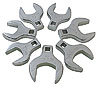 7 Pc. Jumbo Metric Crowfoot Wrench Set 1/2" Drive - image 1