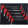 9PC. T HANDLE  SAE HEXKEY - image 1
