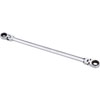 7/16" x 1/2" Extra Long Double Box Flex Head Ratcheting Wrench - image 1