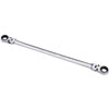 12mm x 13mm Extra Long Double Box Flex Head Ratcheting Wrench - image 1