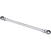 17mm x 19mm Extra Long Double Box Flex Head Ratcheting Wrench - image 1