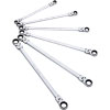 6pc. Metric Extra Long Double Box Flex Head Ratcheting Wrench Set - image 1