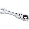 3/8" Stubby Flex Head V-Groove Combination Ratcheting Wrench - image 1