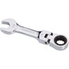 7/16" Stubby Flex Head V-Groove Combination Ratcheting Wrench - image 1