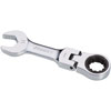 14mm Stubby Flex Head V-Groove Combination Ratcheting Wrench - image 1