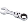 17mm Stubby Flex Head V-Groove Combination Ratcheting Wrench - image 1